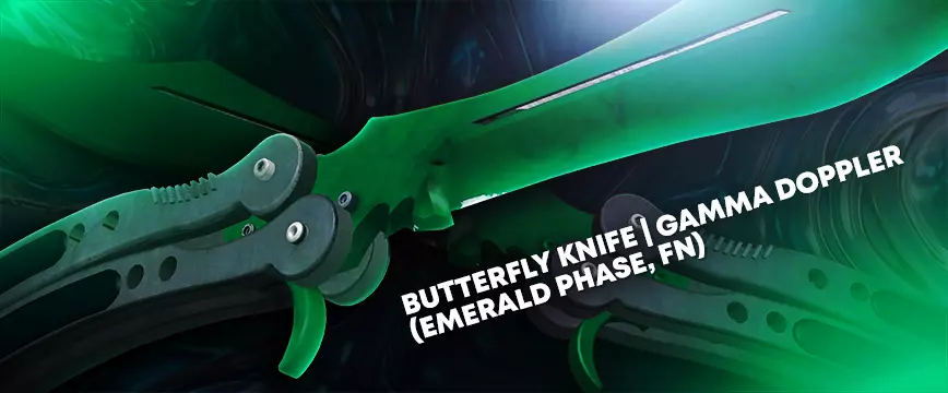 Butterfly Knife Gamma Doppler - As skins mais caras do CS:GO